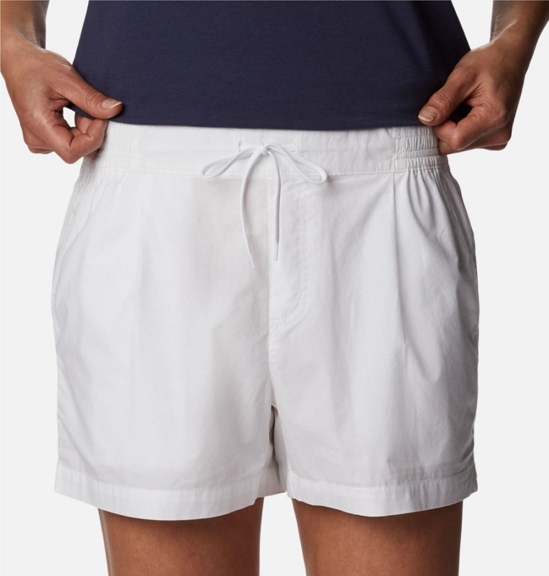 Columbia Norgate Women's Shorts White | PFQGDB-637