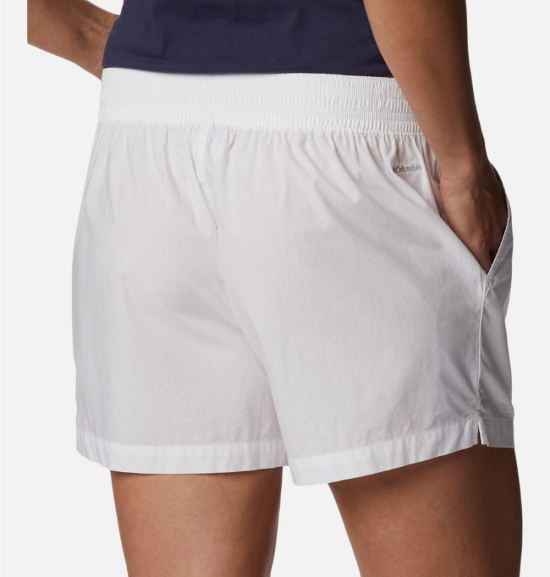 Columbia Norgate Women's Shorts White | PFQGDB-637