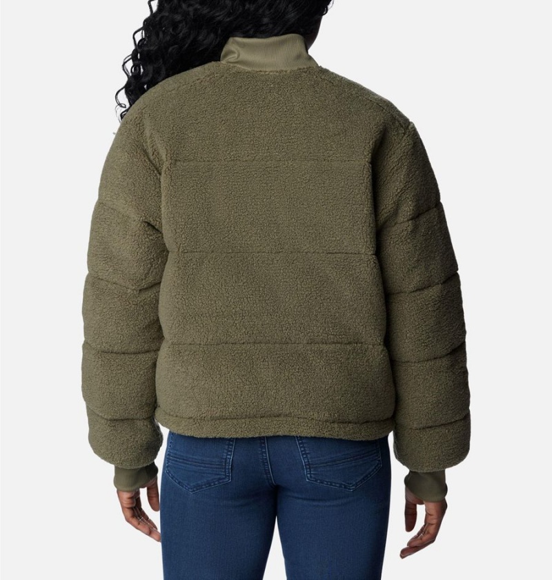Columbia Novelty Women's Puffer Jacket Green | WGCVKN-259
