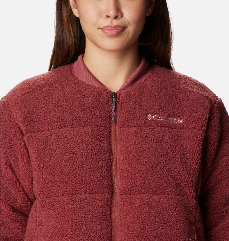 Columbia Novelty Women's Puffer Jacket Red | ESKMBA-972