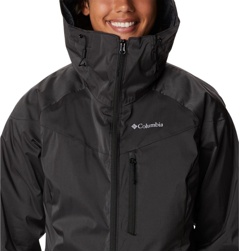 Columbia Oak Ridge Interchange Women's 3 In 1 Jackets Black | GZXPEC-701