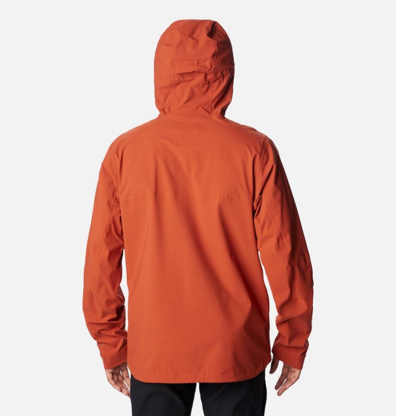 Columbia Omni-Tech Ampli-Dry Shell Men's Rain Jacket Red | BAYGMH-687