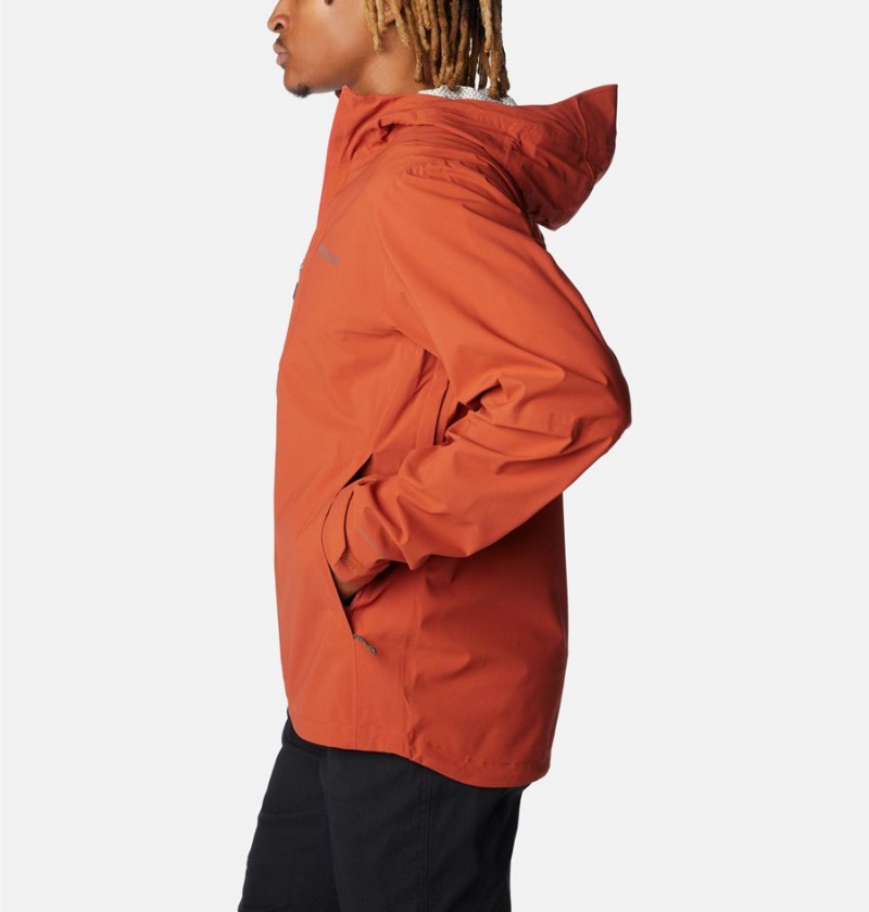 Columbia Omni-Tech Ampli-Dry Shell Men's Rain Jacket Red | BAYGMH-687