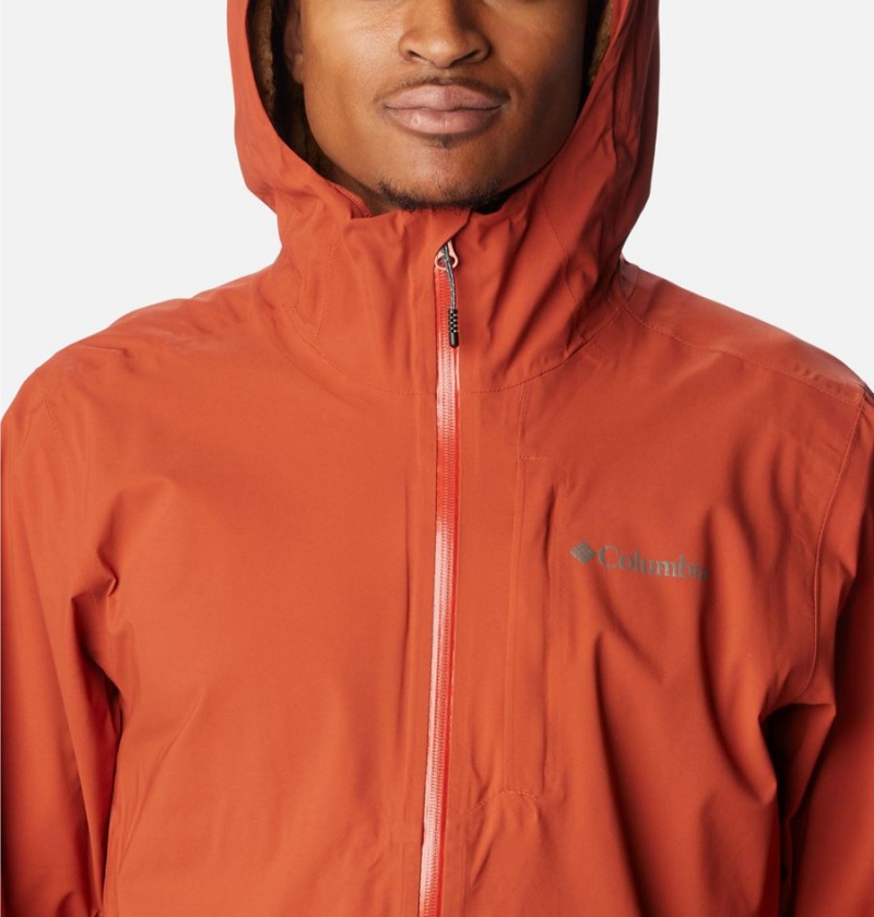 Columbia Omni-Tech Ampli-Dry Shell Men's Rain Jacket Red | BAYGMH-687