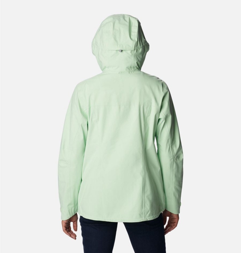 Columbia Omni-Tech Ampli-Dry Shell Women's Rain Jacket Green | NCYTKF-723