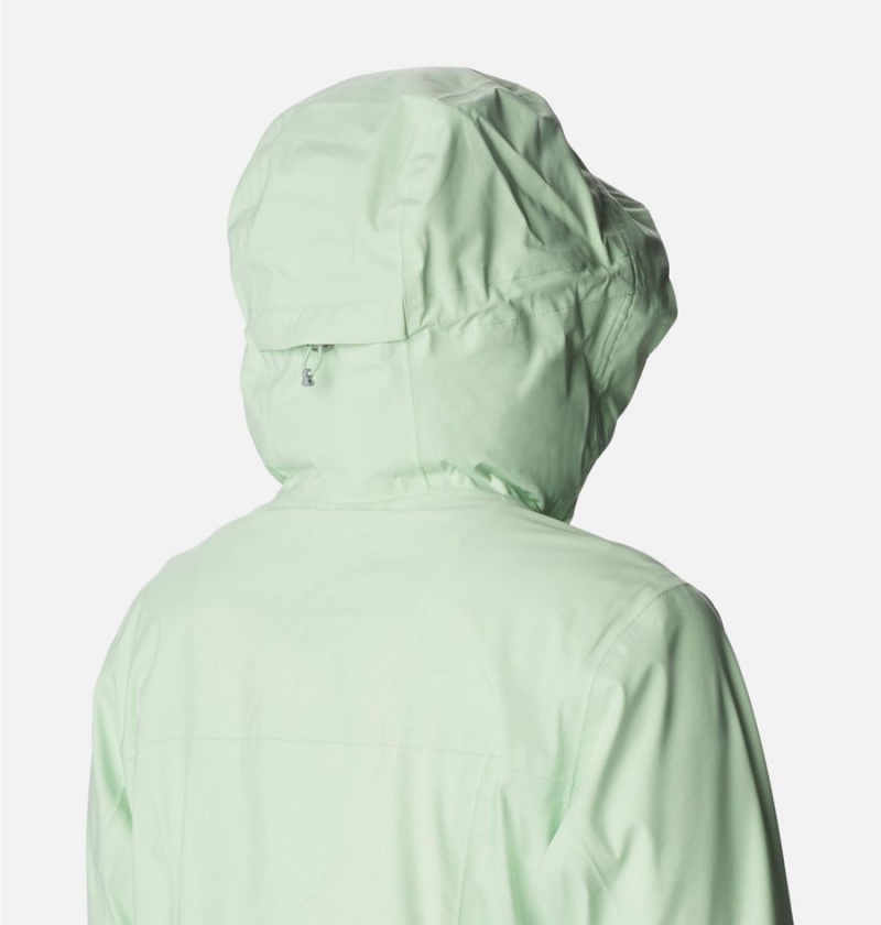 Columbia Omni-Tech Ampli-Dry Shell Women's Rain Jacket Green | NCYTKF-723