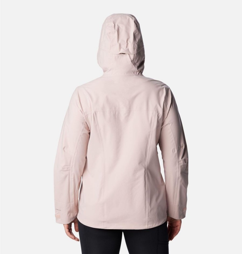 Columbia Omni-Tech Ampli-Dry Shell Women's Rain Jacket Pink | KGQHTC-781