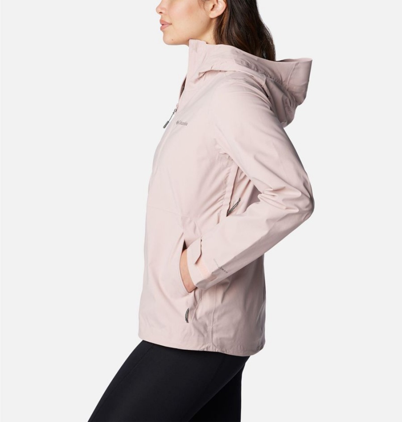 Columbia Omni-Tech Ampli-Dry Shell Women's Rain Jacket Pink | KGQHTC-781