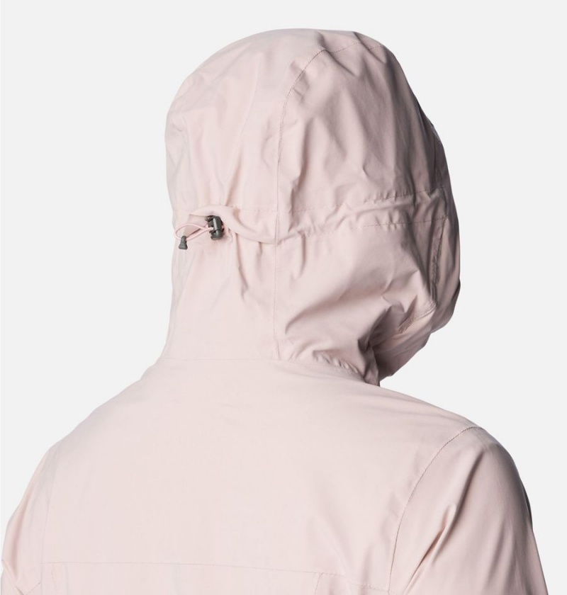 Columbia Omni-Tech Ampli-Dry Shell Women's Rain Jacket Pink | KGQHTC-781