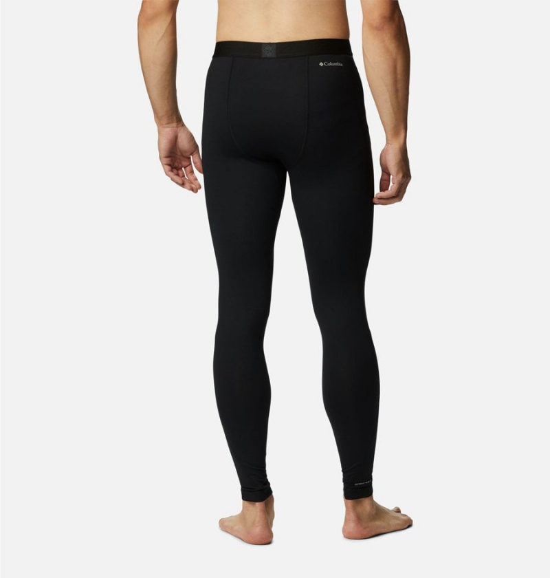 Columbia Omni Heat Heavyweight Baselayer Tights Men's Pants Black | QJTGPX-347