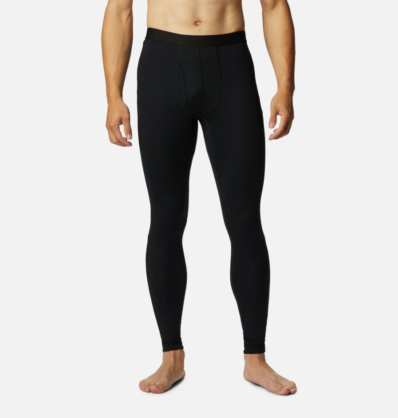 Columbia Omni Heat Heavyweight Baselayer Tights Men\'s Pants Black | QJTGPX-347