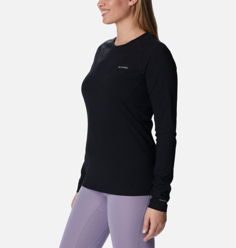 Columbia Omni Heat Infinity Baselayer Crew Women's T-Shirt Black | EVNMKU-610