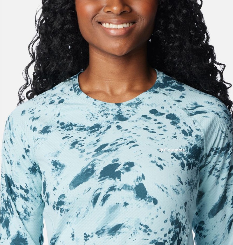 Columbia Omni Heat Infinity Baselayer Crew Women's T-Shirt Turquoise | HAFVXM-294