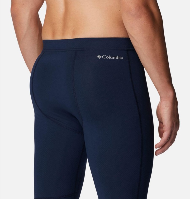 Columbia Omni Heat Infinity Baselayer Tights Men's Pants Navy | FGVNET-159