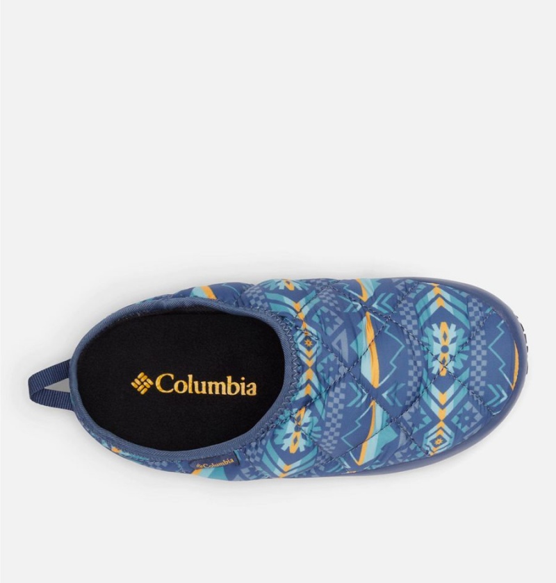 Columbia Omni Heat Lazy Bend Camper Kids' Sandals Blue | QBTHUL-319