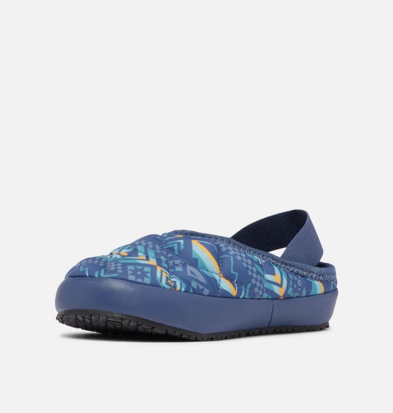 Columbia Omni Heat Lazy Bend Camper Kids' Sandals Blue | FNBZPC-760