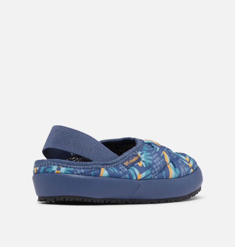 Columbia Omni Heat Lazy Bend Camper Kids' Sandals Blue | FNBZPC-760