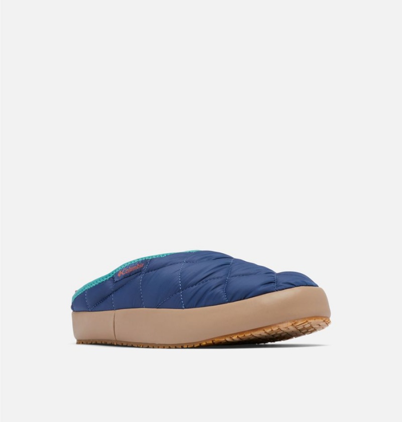 Columbia Omni Heat Lazy Bend Camper Men's Slippers Blue | YSUWDI-754