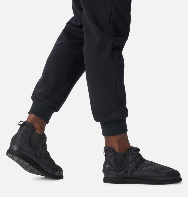 Columbia Omni Heat Lazy Bend Weekender Mid Men's Slippers Black | UQJRHM-879