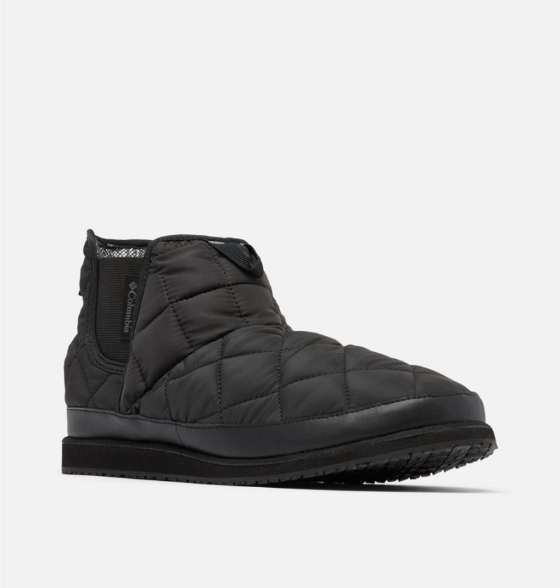 Columbia Omni Heat Lazy Bend Weekender Mid Men's Slippers Black | UQJRHM-879