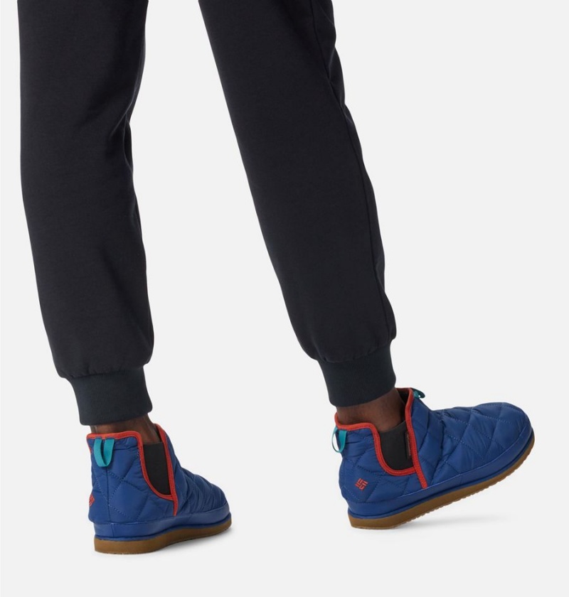 Columbia Omni Heat Lazy Bend Weekender Mid Men's Slippers Blue | ZMGJUO-917