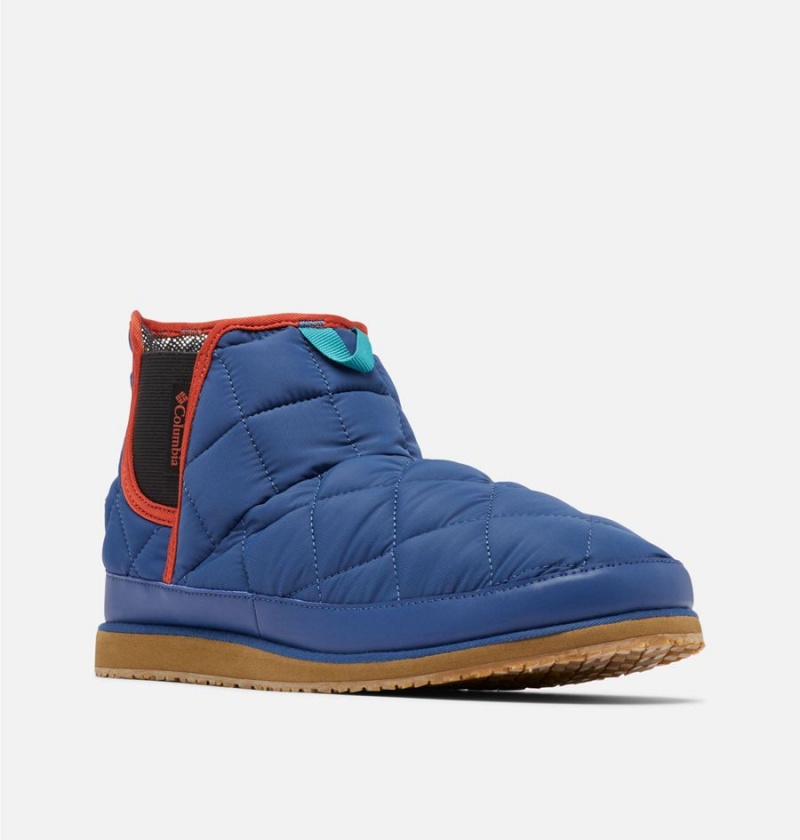 Columbia Omni Heat Lazy Bend Weekender Mid Men's Slippers Blue | ZMGJUO-917
