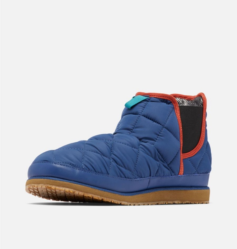 Columbia Omni Heat Lazy Bend Weekender Mid Men's Slippers Blue | ZMGJUO-917