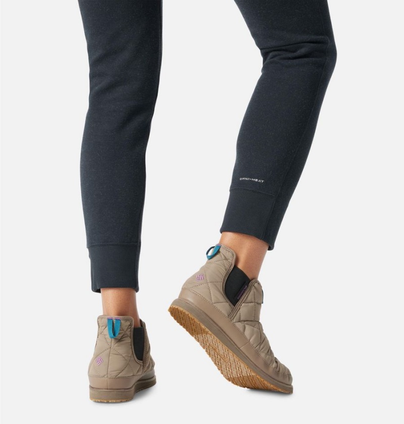 Columbia Omni Heat Lazy Bend Weekender Women's Slippers Brown | ZNWSEG-743