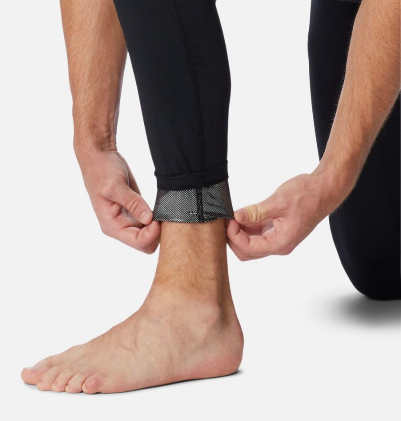 Columbia Omni Heat Midweight Baselayer Tights Men's Pants Black | GRNPOK-976
