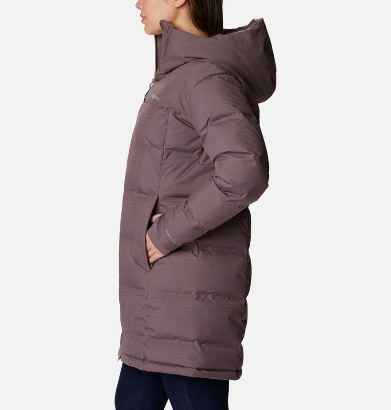 Columbia Opal Hill Mid Women's Puffer Jacket Brown | MFETPY-618