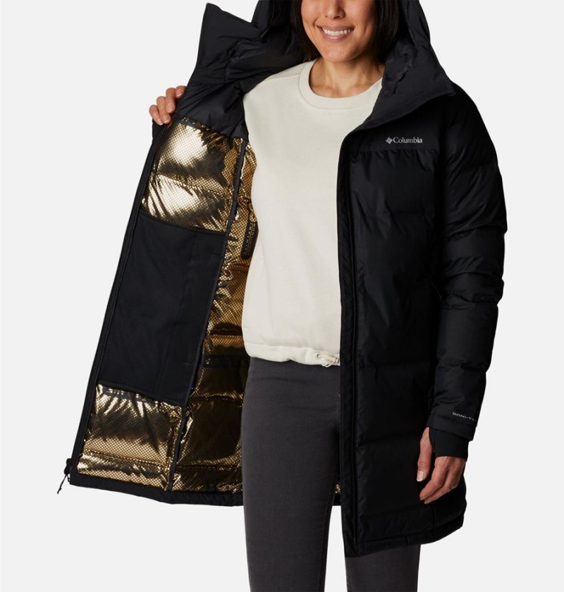 Columbia Opal Hill Mid Women's Puffer Jacket Black | EHDARV-489