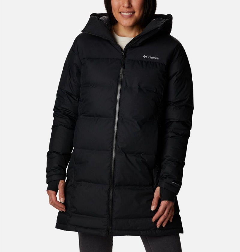 Columbia Opal Hill Mid Women\'s Puffer Jacket Black | EHDARV-489