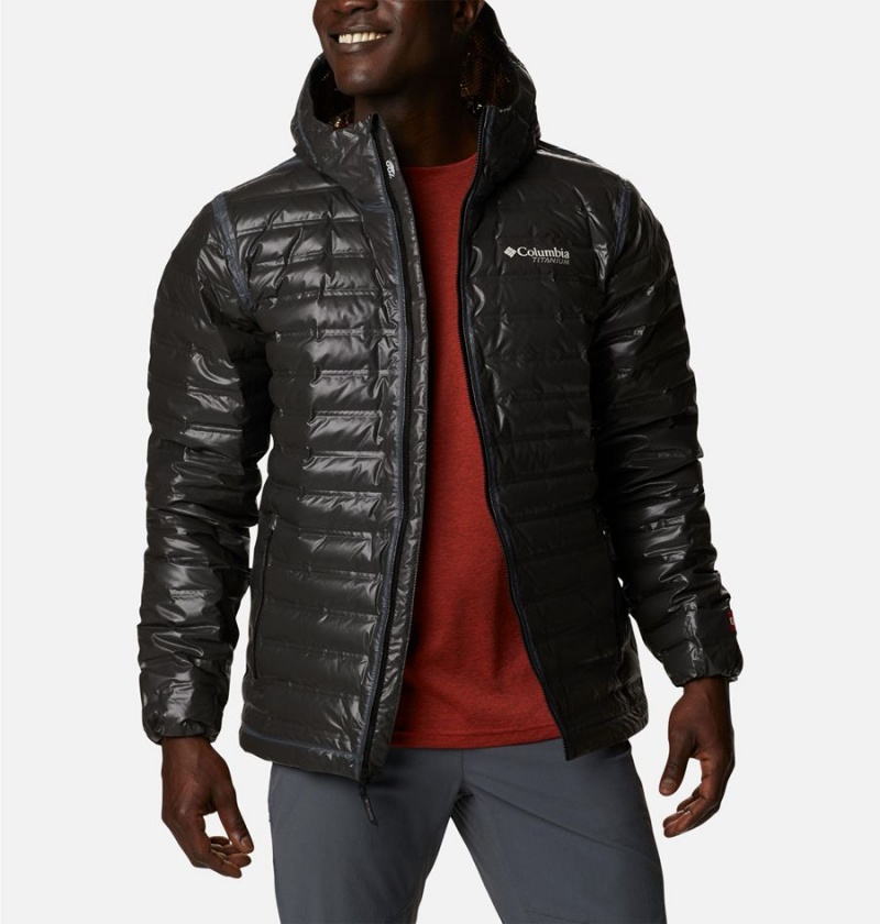 Columbia OutDry Extreme Gold Insulated Men's Puffer Jacket Black | NUKHZG-320