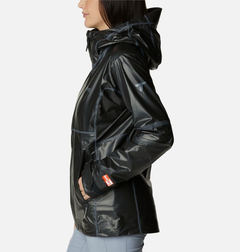 Columbia OutDry Extreme Mesh Shell Women's Rain Jacket Black | LZUCHA-745