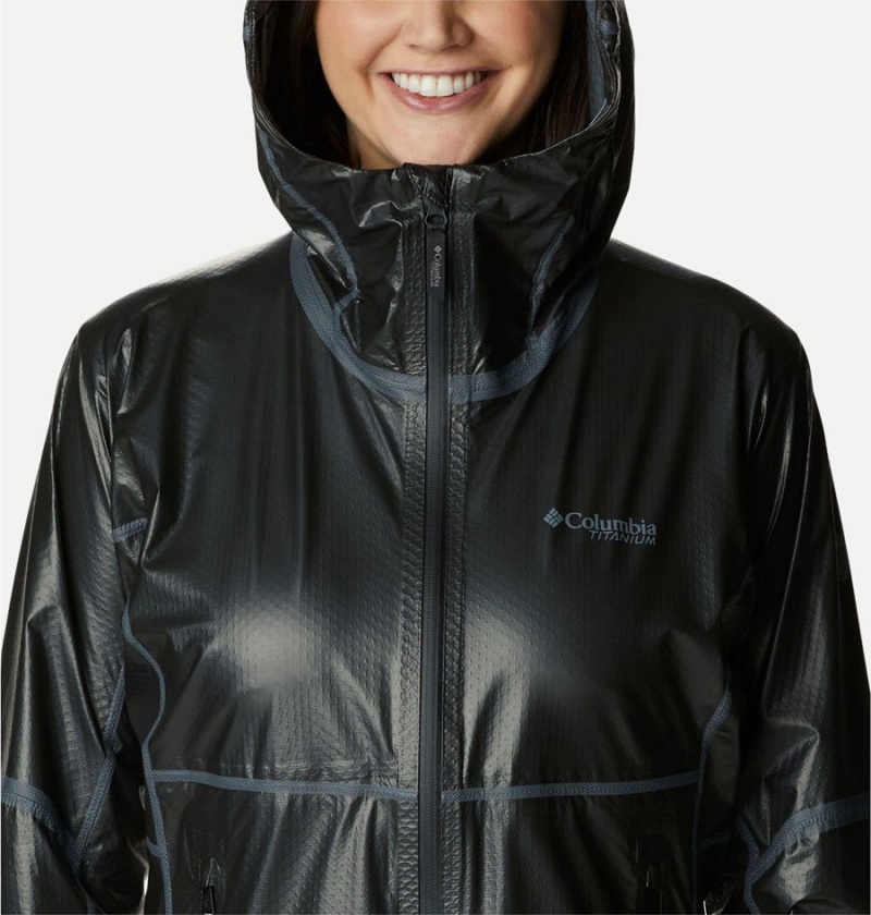 Columbia OutDry Extreme Mesh Shell Women's Rain Jacket Black | LZUCHA-745