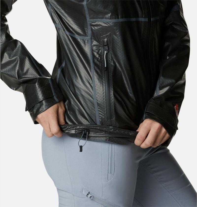 Columbia OutDry Extreme Mesh Shell Women's Rain Jacket Black | LZUCHA-745