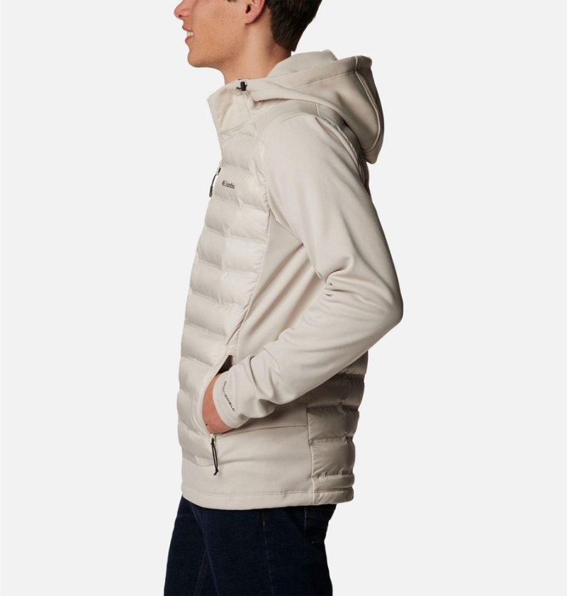 Columbia Out-Shield Full Zip Hoodie Insulated Men's Puffer Jacket White | VBXKWJ-248