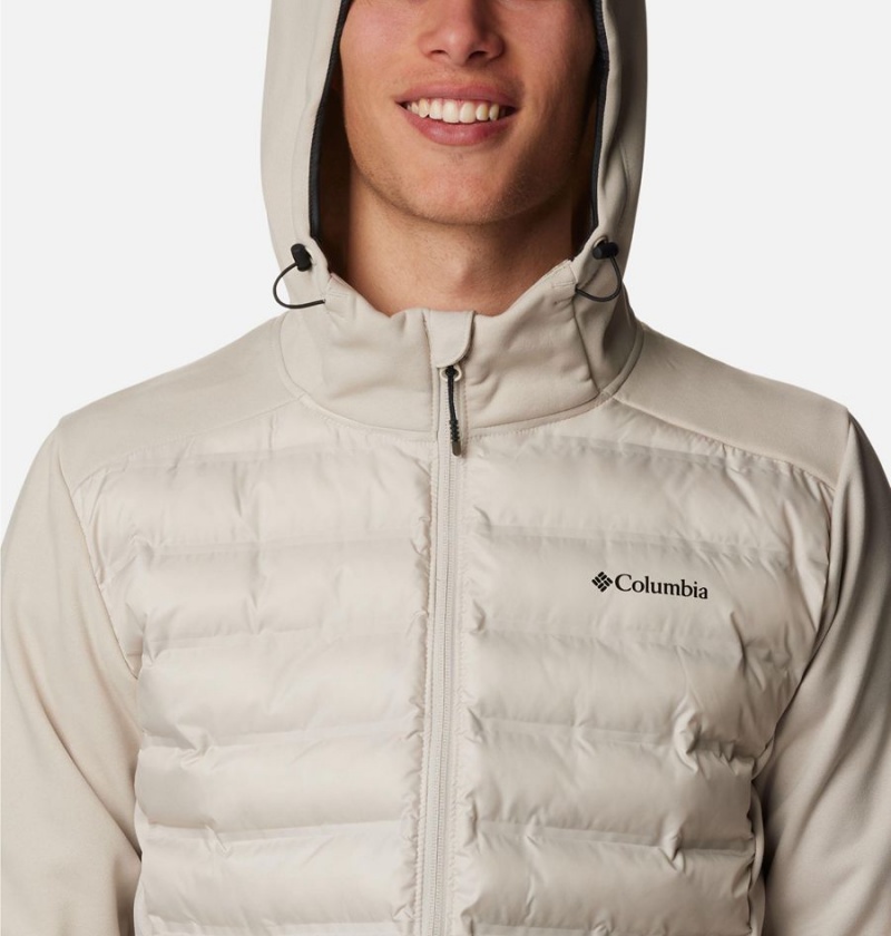 Columbia Out-Shield Full Zip Hoodie Insulated Men's Puffer Jacket White | VBXKWJ-248