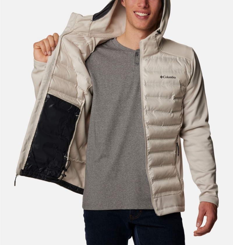 Columbia Out-Shield Full Zip Hoodie Insulated Men's Puffer Jacket White | VBXKWJ-248