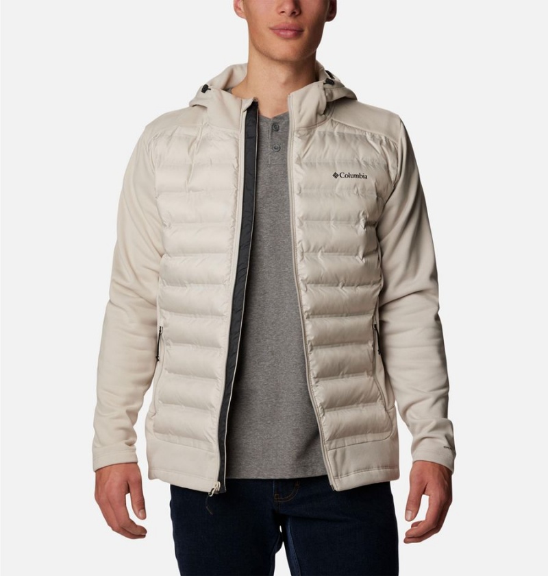 Columbia Out-Shield Full Zip Hoodie Insulated Men's Puffer Jacket White | VBXKWJ-248