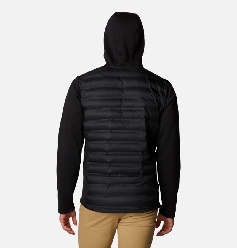 Columbia Out-Shield Full Zip Hoodie Insulated Men's Puffer Jacket Black | ANQKPS-096