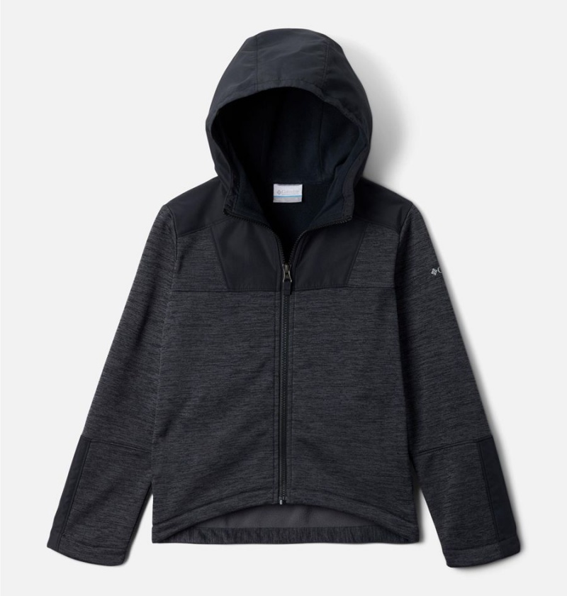 Columbia Out-Shield II Dry Full Zip Fleece Kids\' Jacket Black | APFYSJ-182