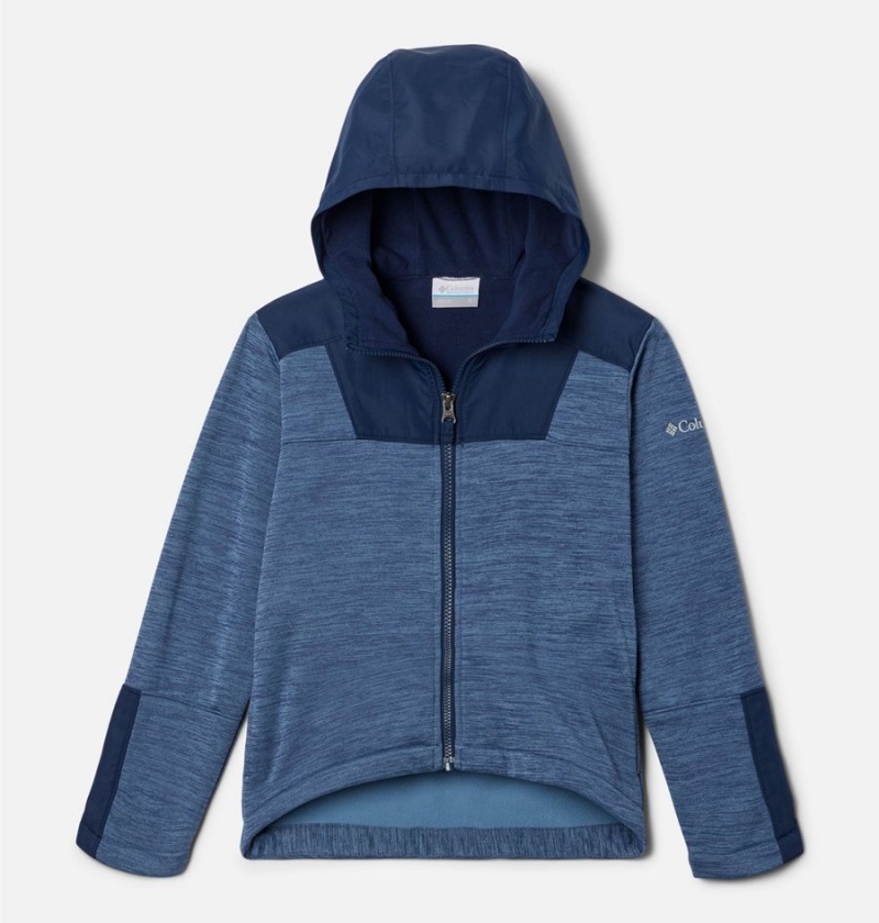 Columbia Out-Shield II Dry Full Zip Fleece Kids\' Jacket Blue | CAGXJB-594