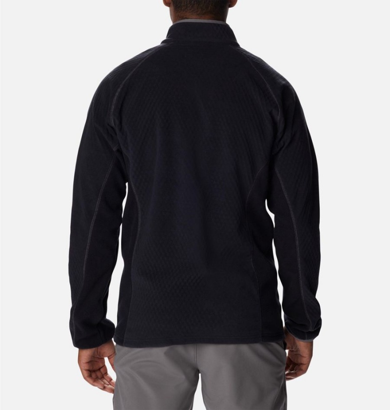 Columbia Outdoor Tracks Full Zip Men's Fleece Jacket Black | ZTRWIJ-973