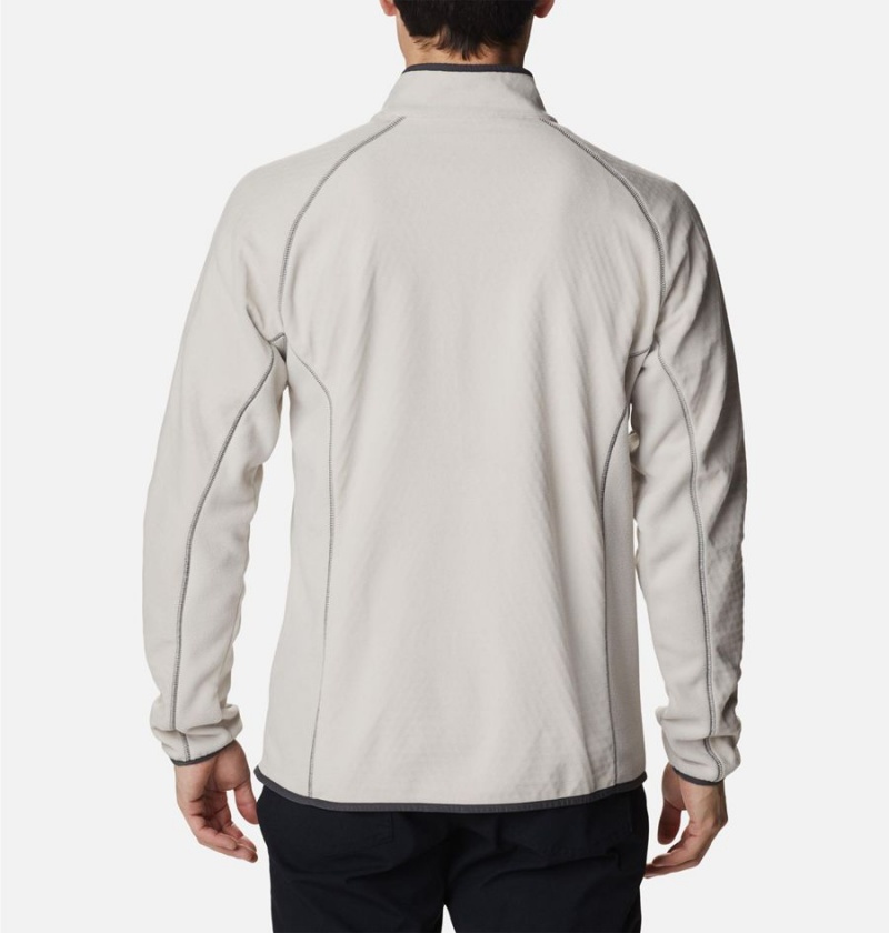 Columbia Outdoor Tracks Full Zip Men's Fleece Jacket White | LWBITQ-895