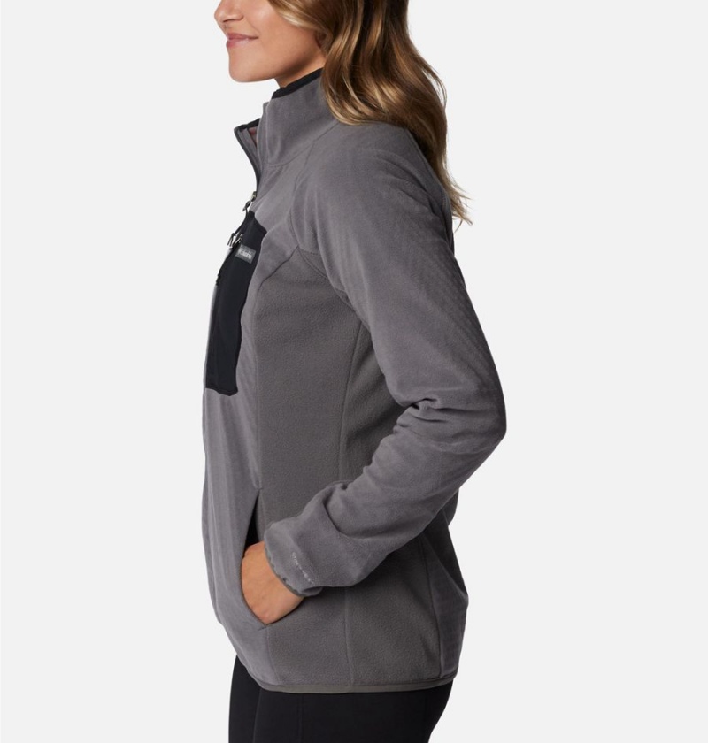 Columbia Outdoor Tracks Full Zip Women's Fleece Jacket Grey | NWCRGJ-630