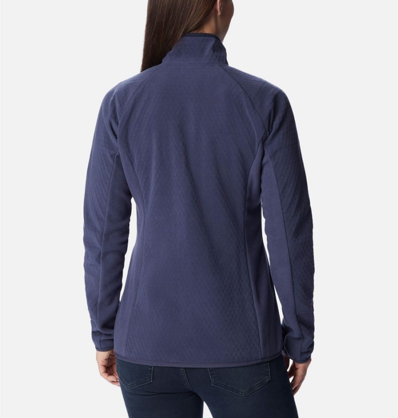 Columbia Outdoor Tracks Full Zip Women's Fleece Jacket Navy | RLCEJS-231