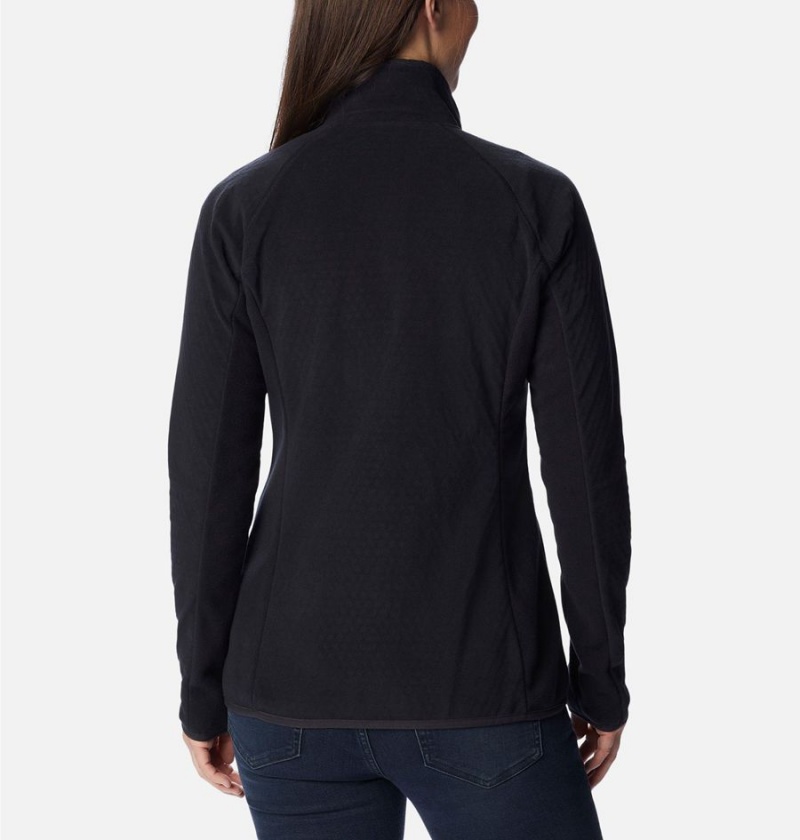 Columbia Outdoor Tracks Full Zip Women's Fleece Jacket Black | QEGBXL-469