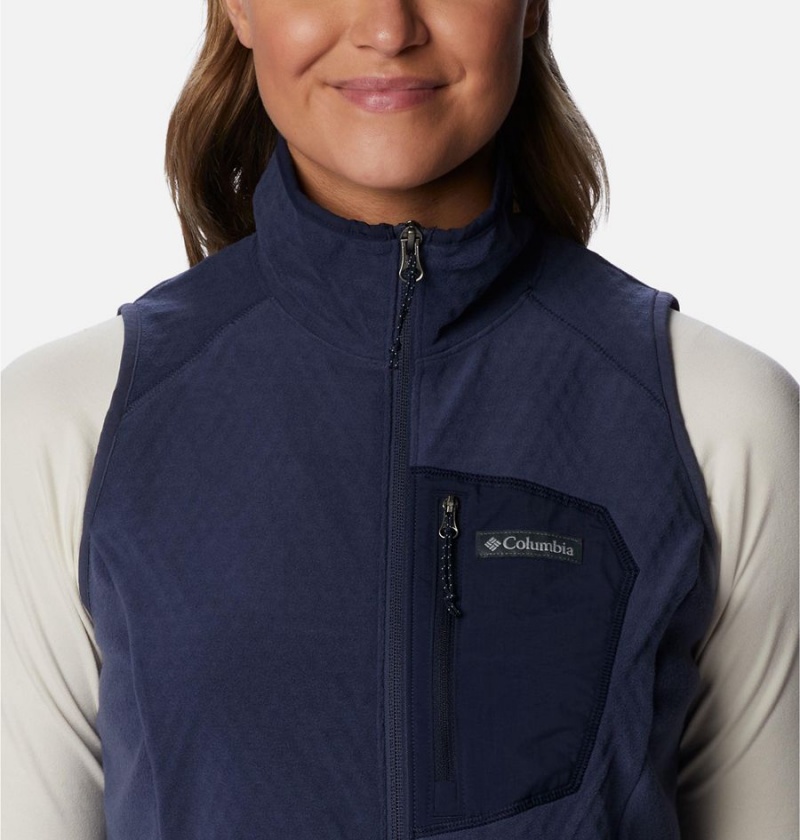 Columbia Outdoor Tracks Women's Vest Navy | BJKURL-651