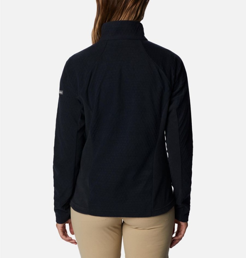 Columbia Overlook Pass Half Zip Women's Pullover Black | PNHIMY-167